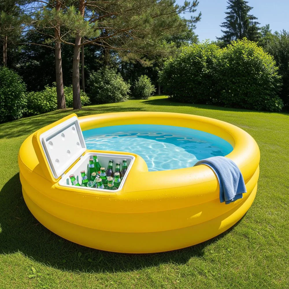 Inflatable Pools with Built-In Coolers