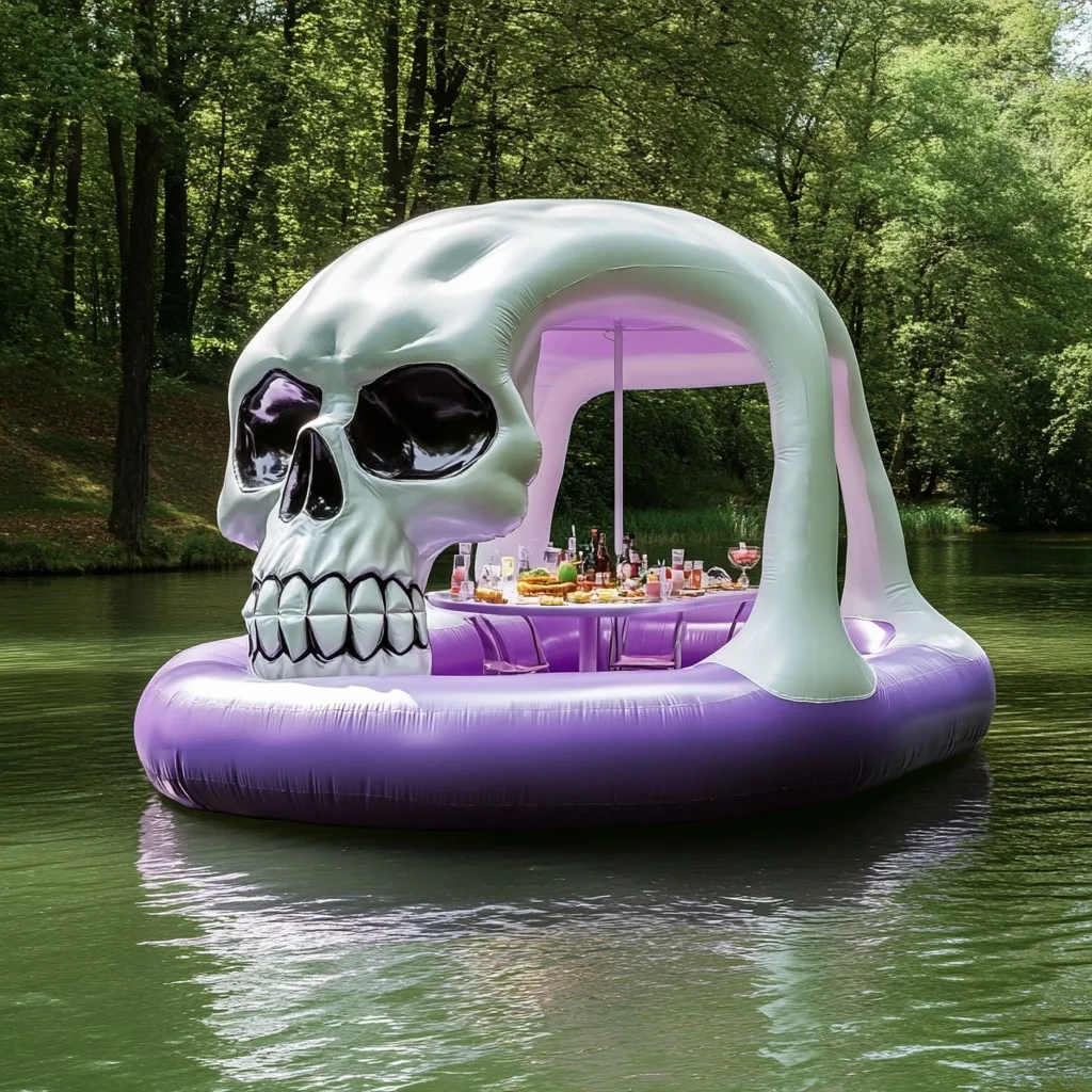 Inflatable Skull Lake Floats
