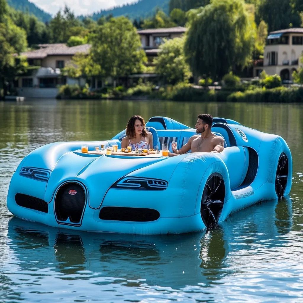 Inflatable Sports Car Lake Floats
