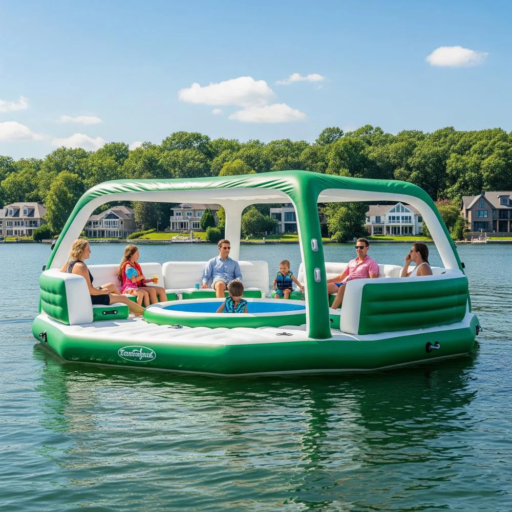 Lake Party Floats With A Pool