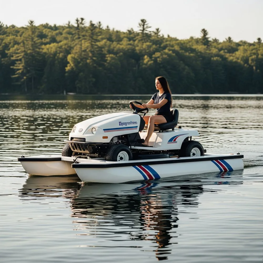 Lawnmower Pontoon Boat