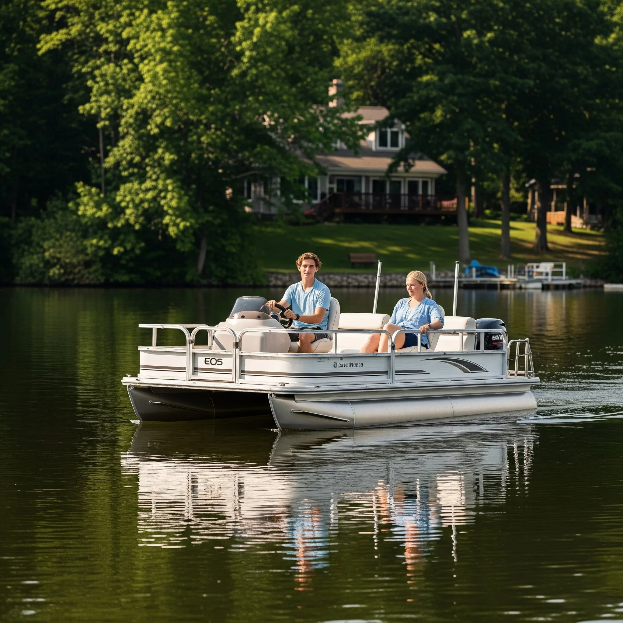 Mini Pontoon Boat