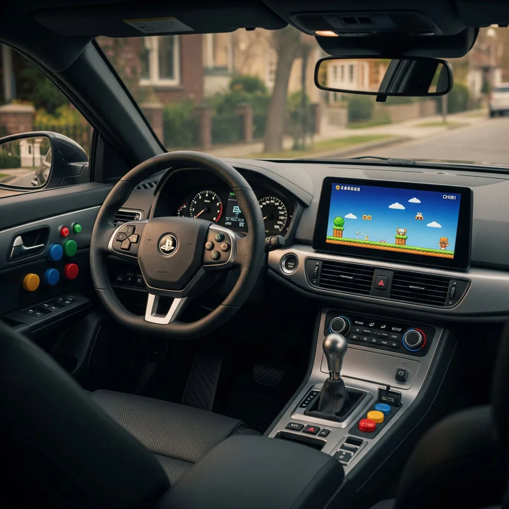 Retro Gaming Car Interiors