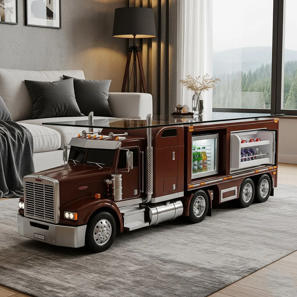 Semi Truck Coffee Table