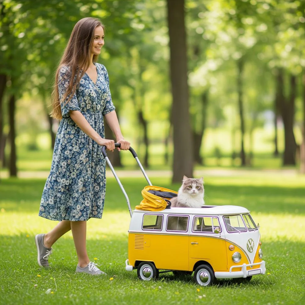 VW Bus Pet Stroller