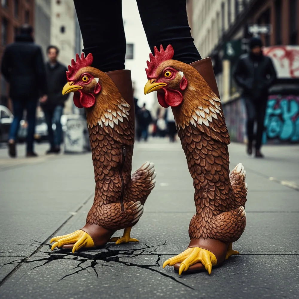 Chicken Shaped High Heels