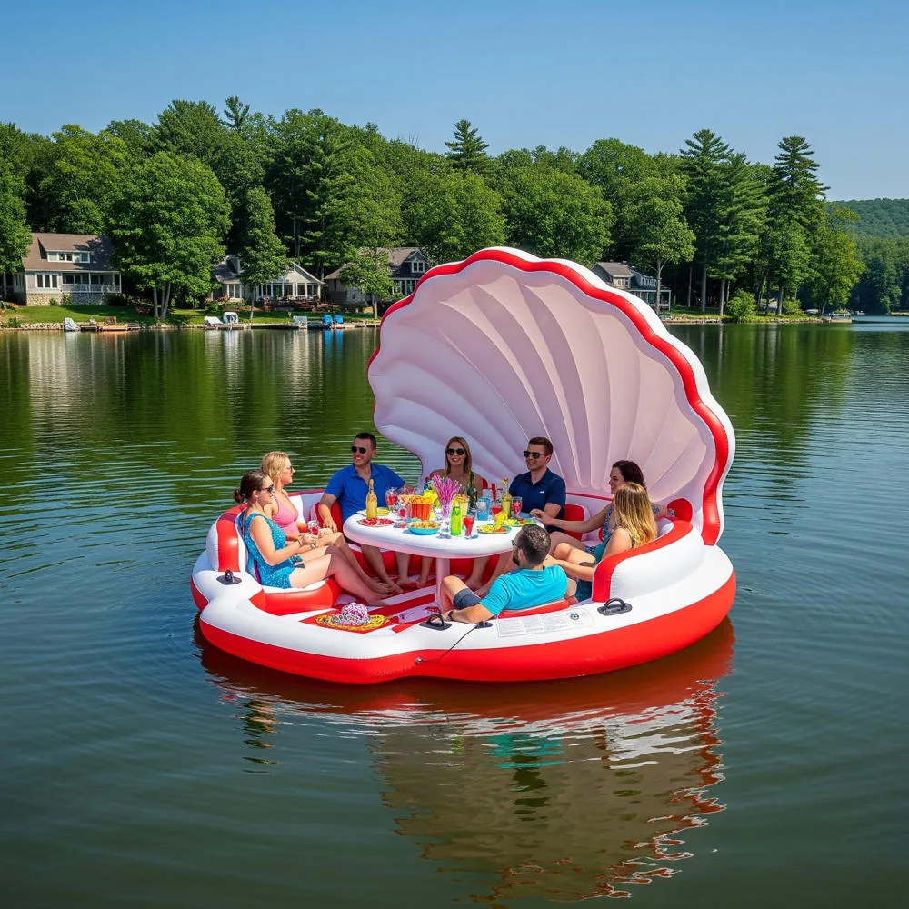 Giant Inflatable Clam Lake Floats