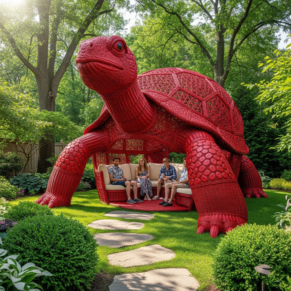 Giant Turtle Shaped Seating Area