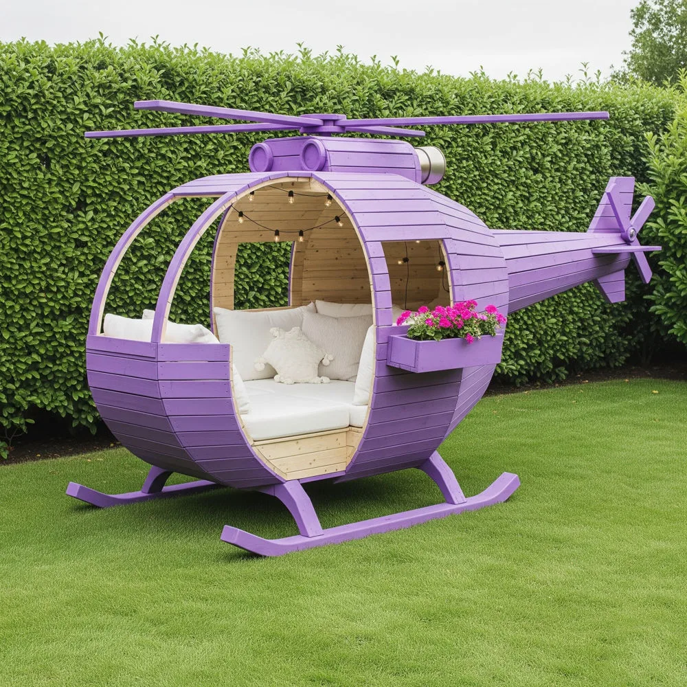Helicopter Outdoor Seating Area