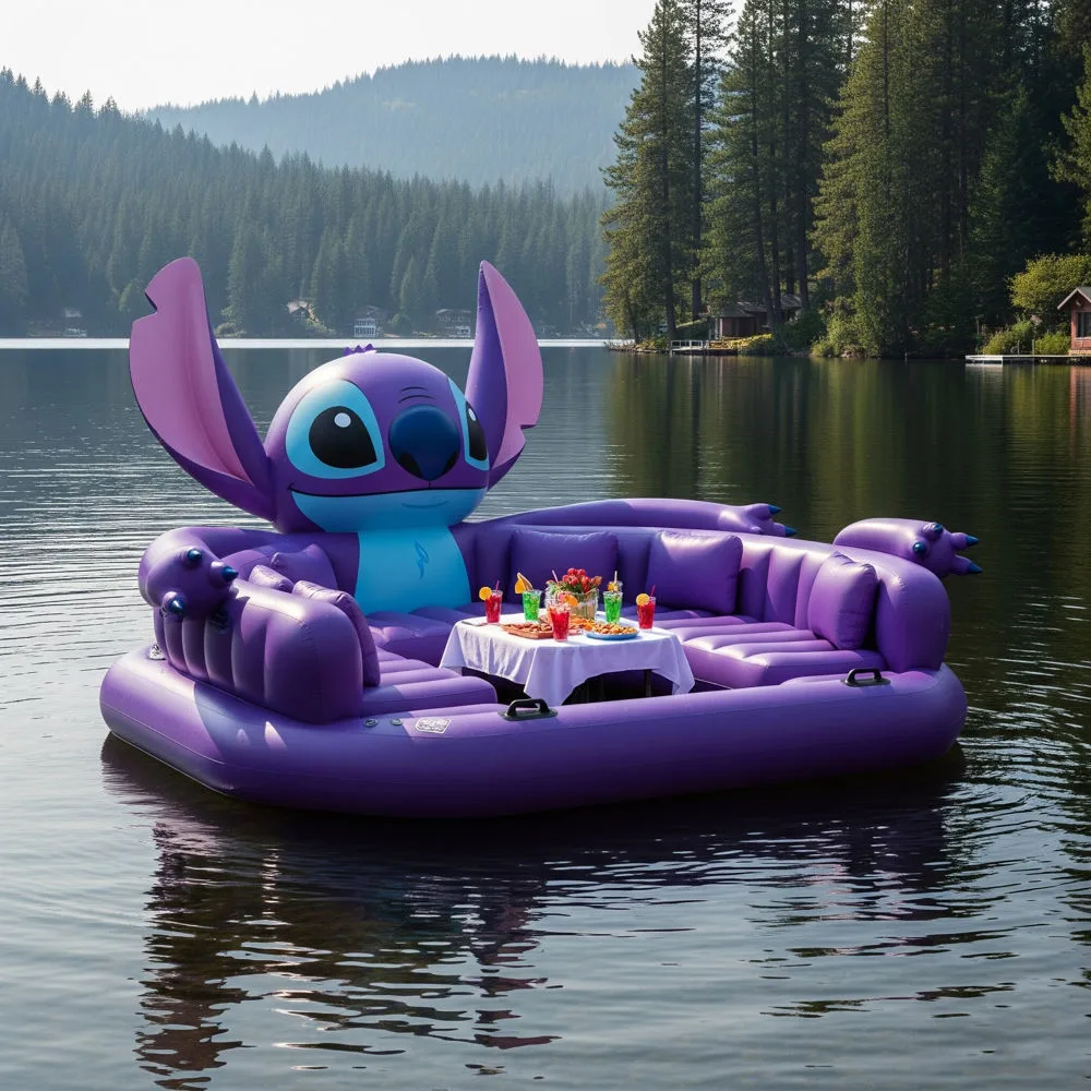 Inflatable Giant Stitch Lake Floats