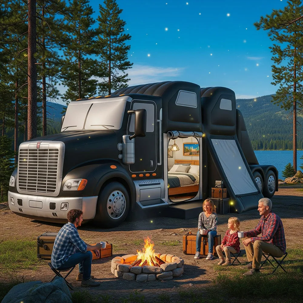 Semi Truck Camping Tent