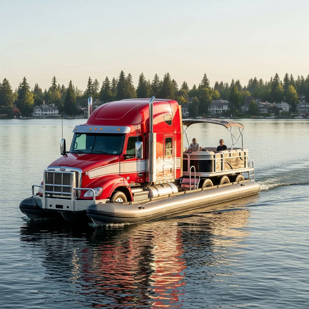 Semi Truck Pontooons 0725