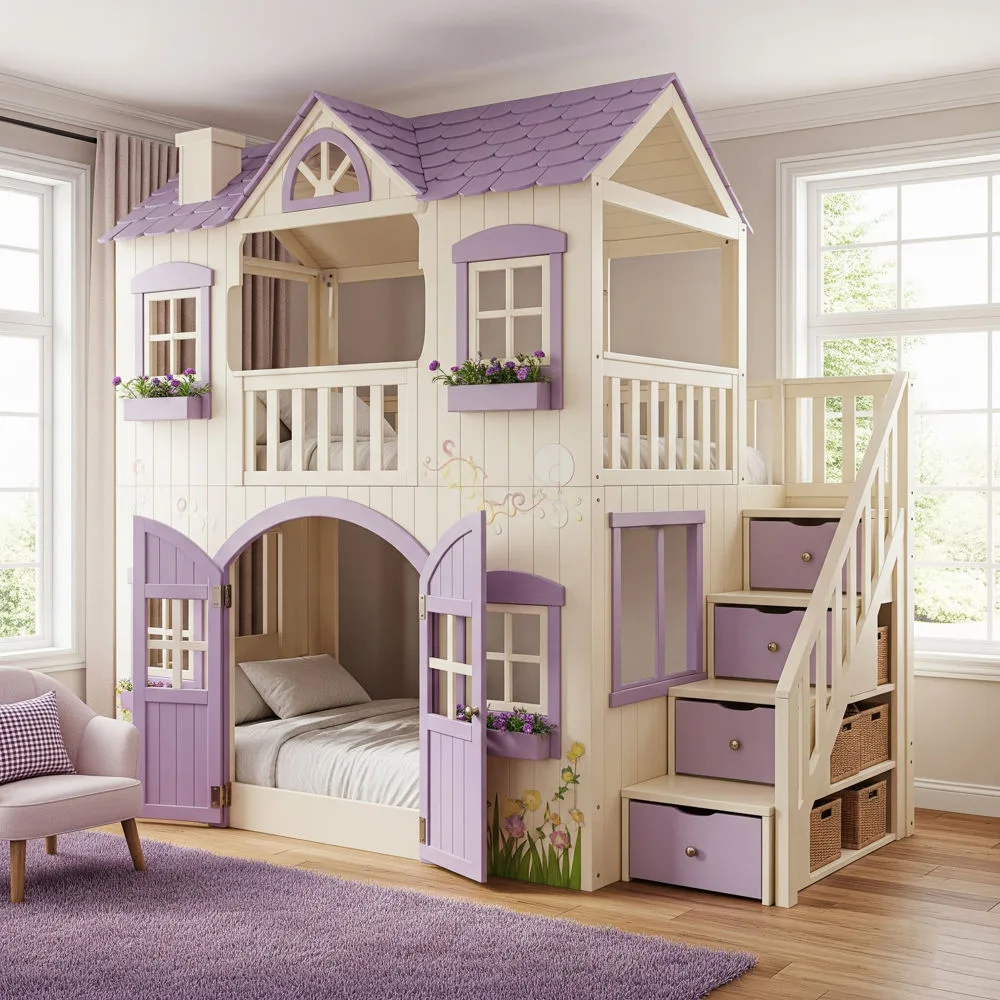 House Shaped Bunk Bed