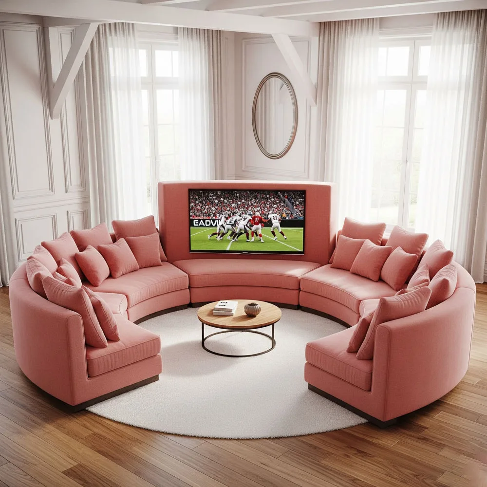 Circular TV Sofas