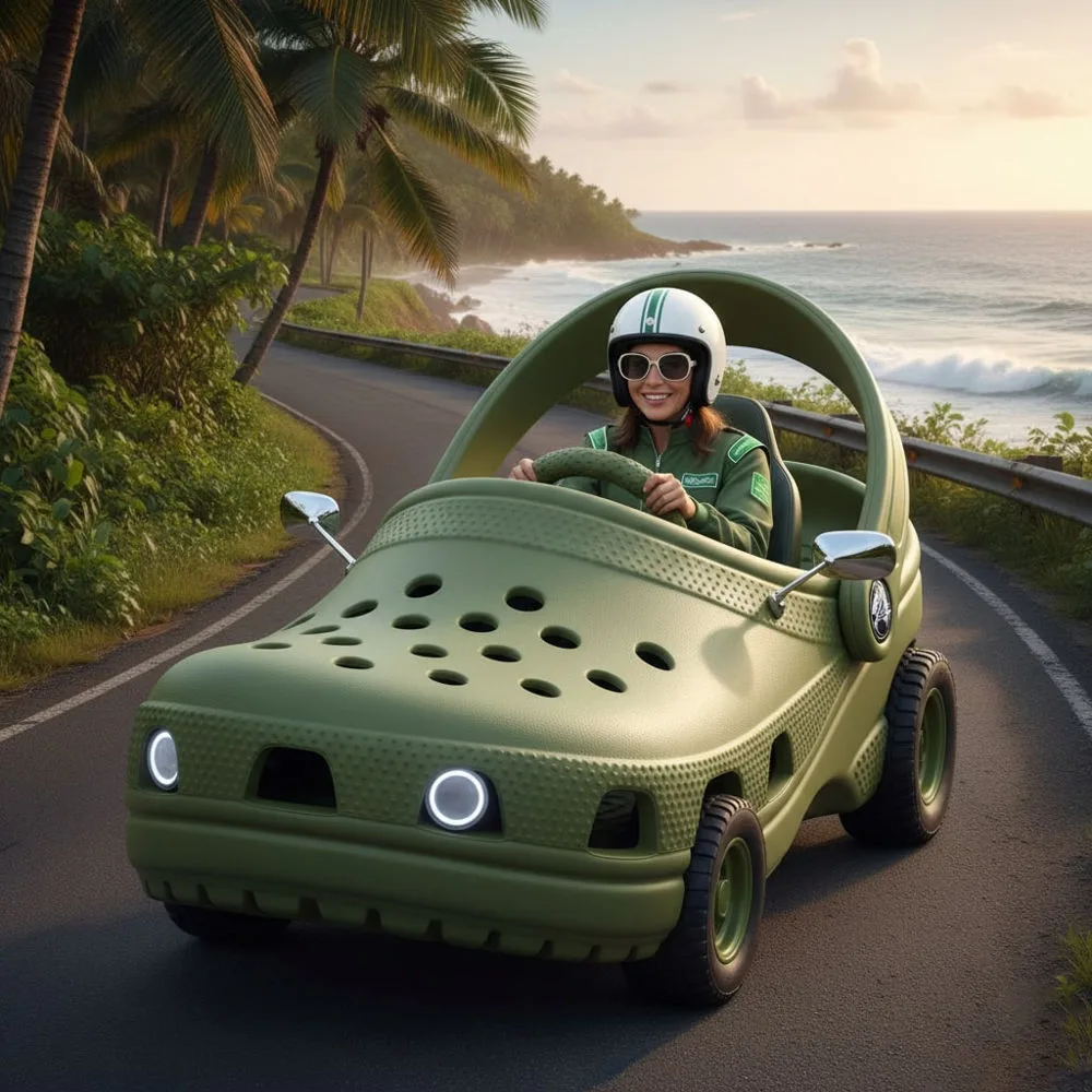 Crocs Shaped Cars