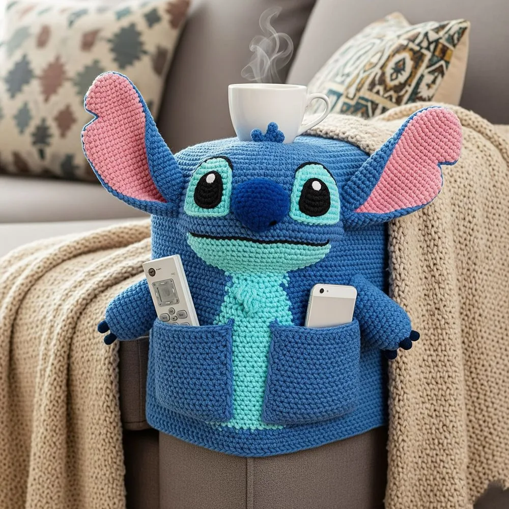 Handmade Stitch Sofa Organizer